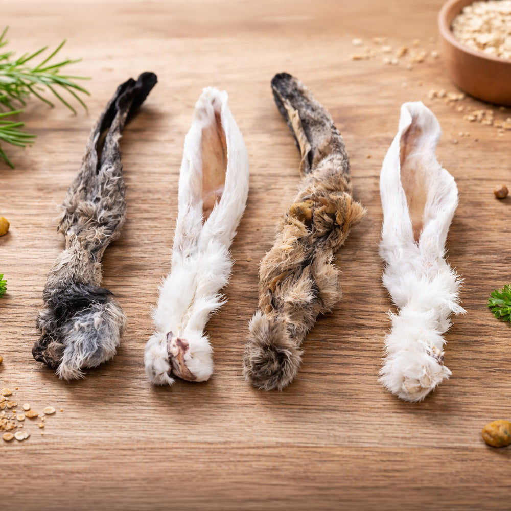 Kaninchenohren mit Fell 250g