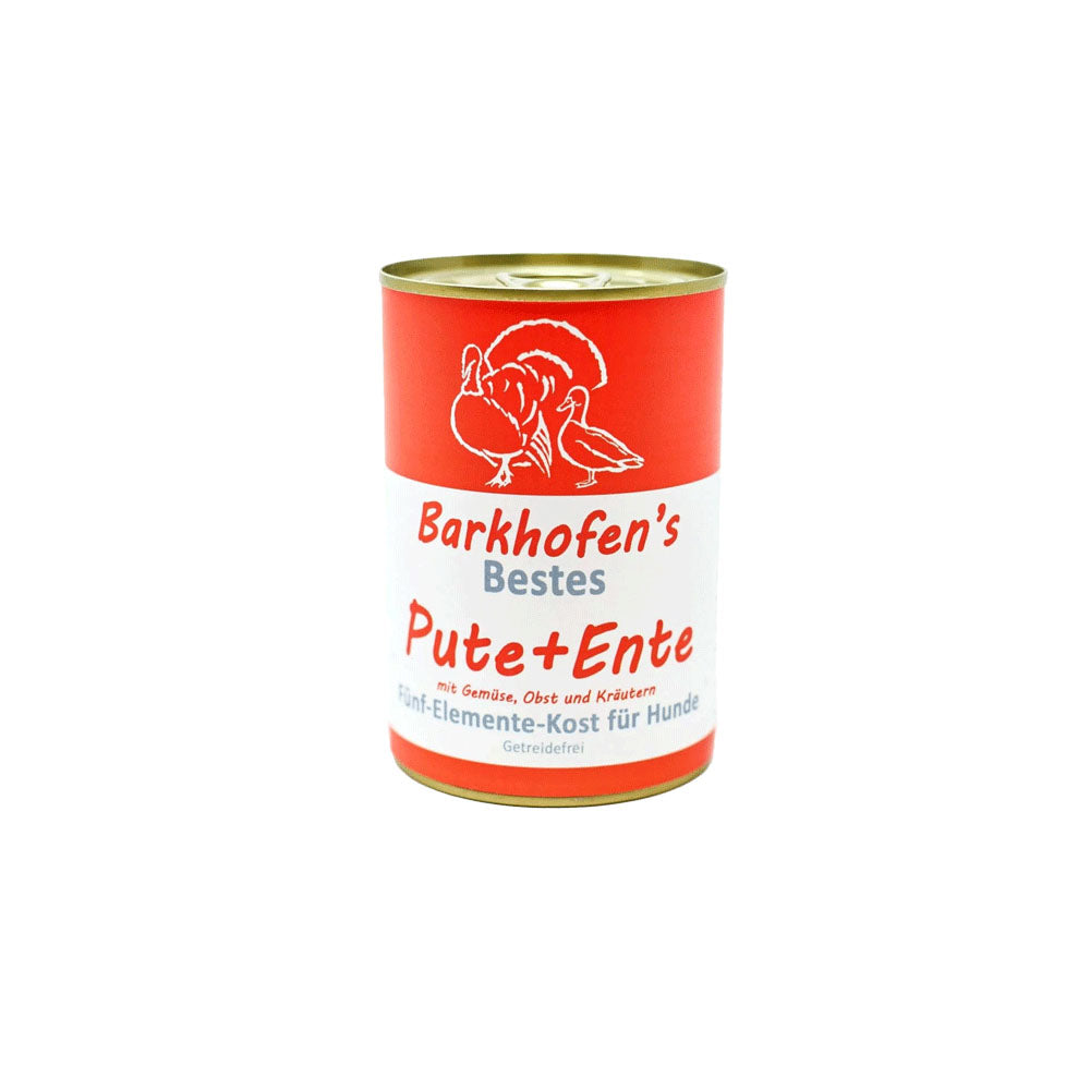 Barkhofen's Fünf Elemente Kost - Pute + Ente