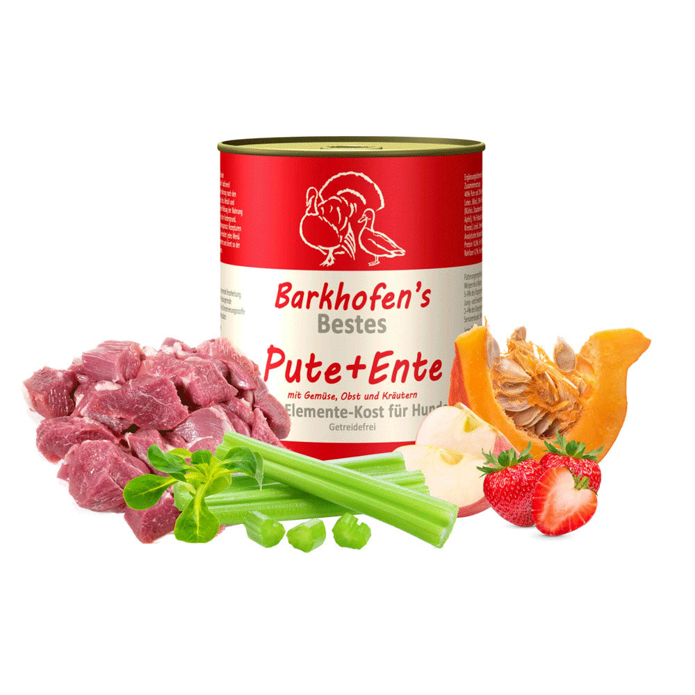 Barkhofen's Fünf Elemente Kost - Pute + Ente
