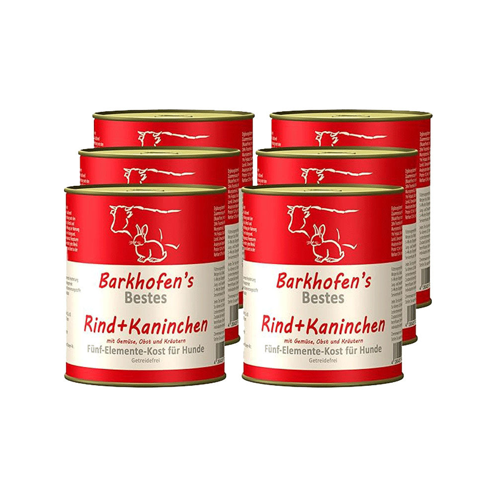 Barkhofen’s Fünf-Elemente-Kost - Rind + Kaninchen 800g