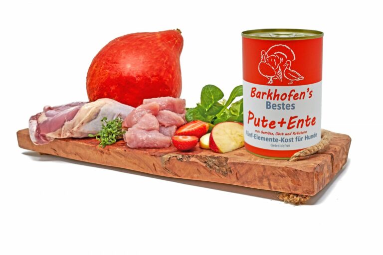 Barkhofen's Fünf Elemente Kost - Pute und Ente - Barkhofen Tiernahrung
